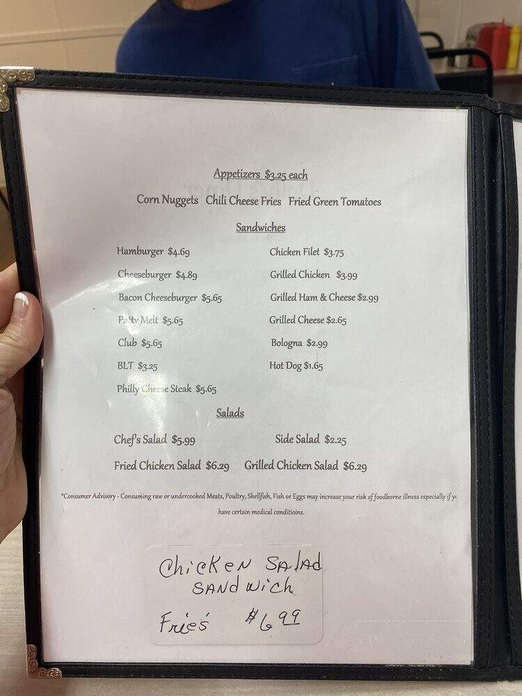 Dolly's Diner - Blountville, TN menu_pic