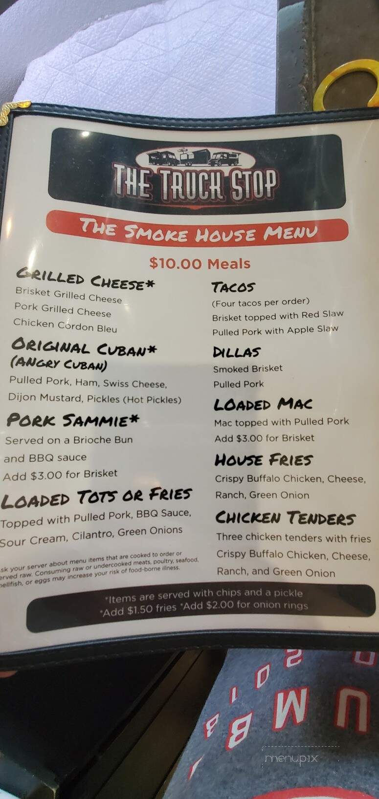 The Truck Stop - Cadillac, MI menu_pic