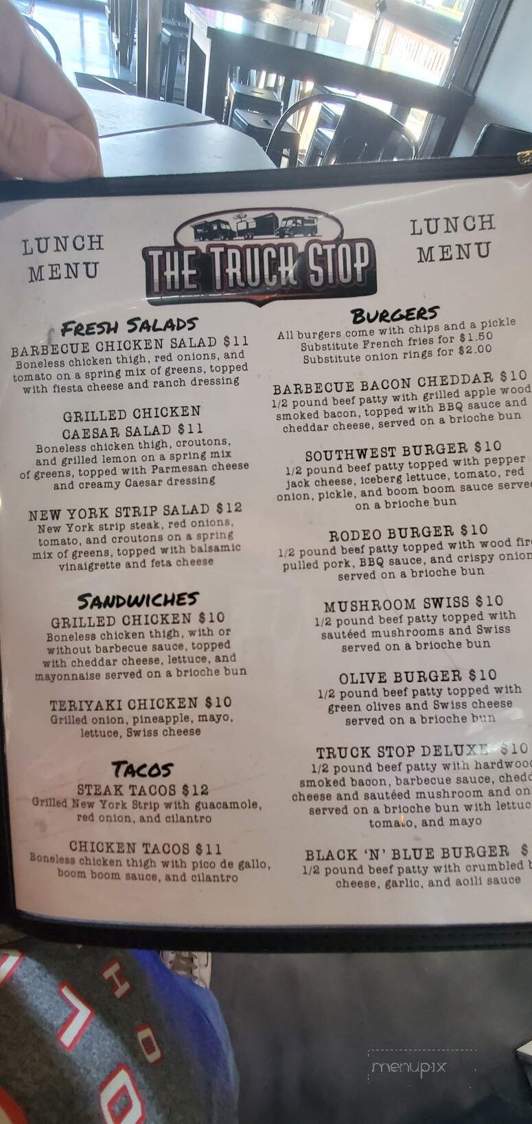The Truck Stop - Cadillac, MI menu_pic