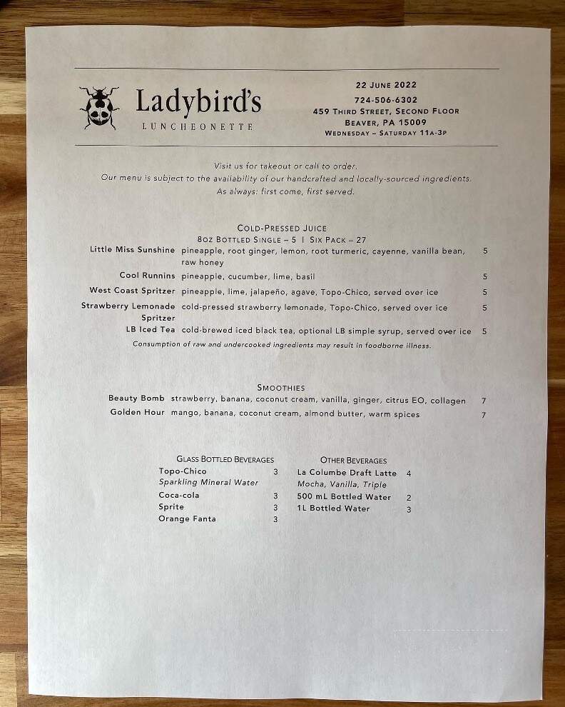 Ladybird's Luncheonette - Beaver, PA