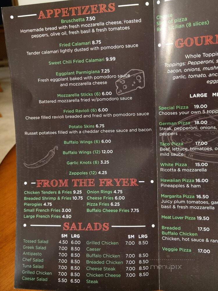 Benny's II Pizzeria - Effort, PA menu_pic