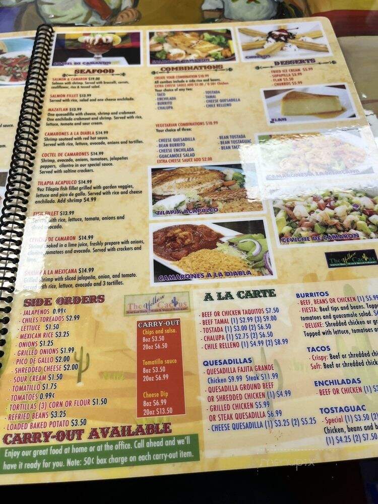 The Yellow Cactus - Louisville, KY menu_pic