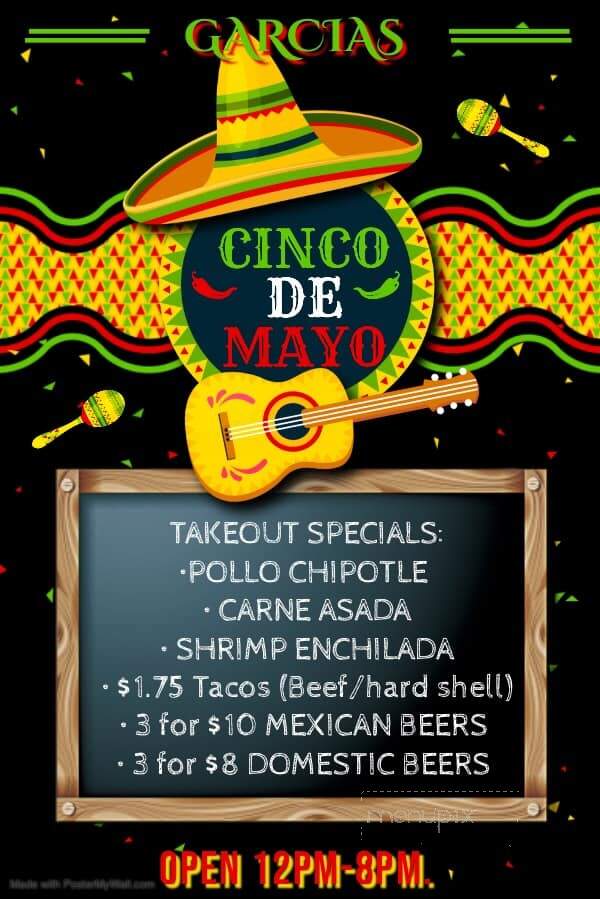Garcia's Family Mexican Restaurant - Underwood, IA menu_pic
