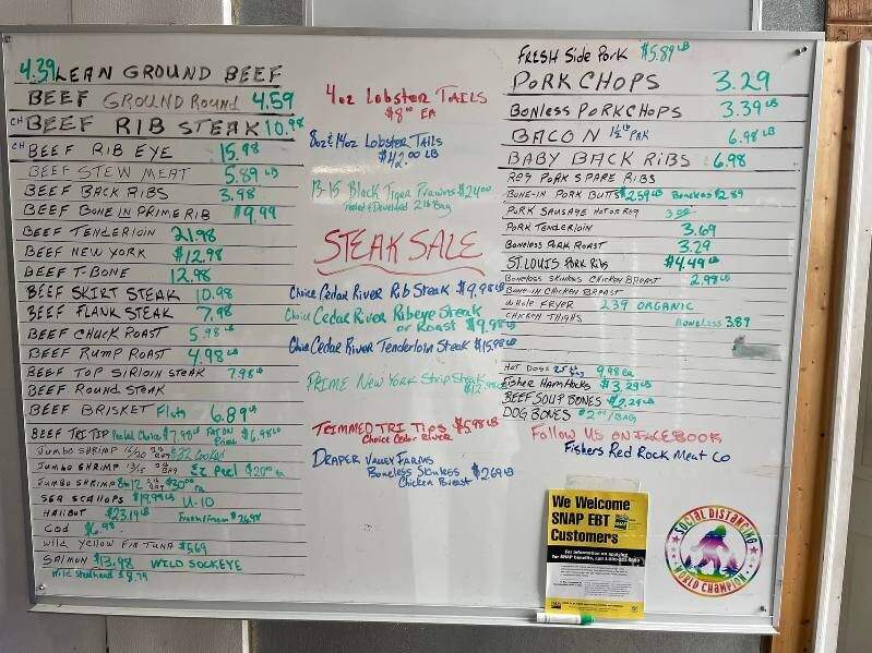 Fisher's Red Rock Meat - Powell Butte, OR menu_pic