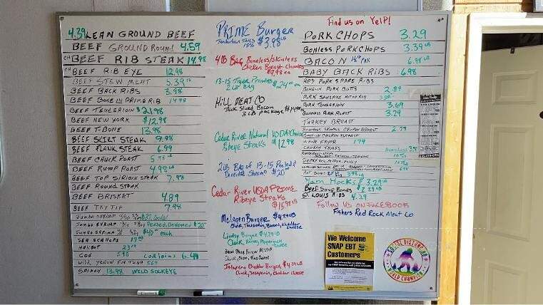 Fisher's Red Rock Meat - Powell Butte, OR menu_pic