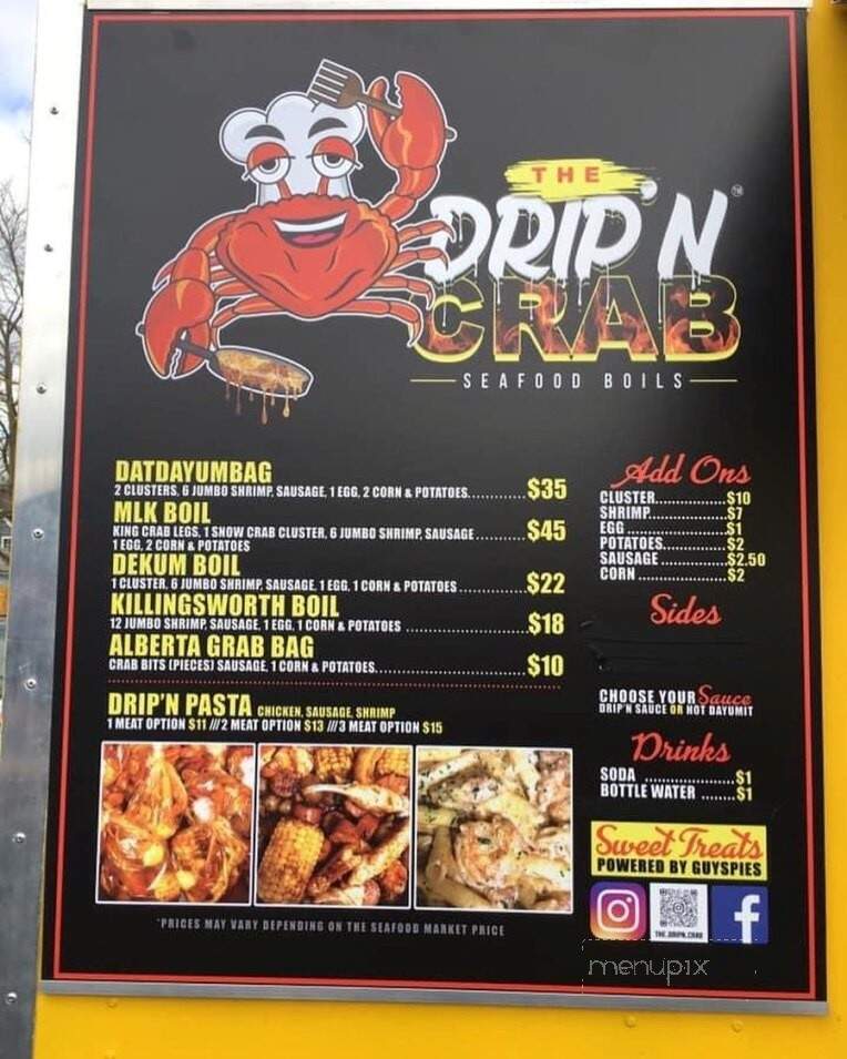 The Drip'N Crab - Portland, OR menu_pic