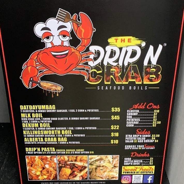 The Drip'N Crab - Portland, OR menu_pic