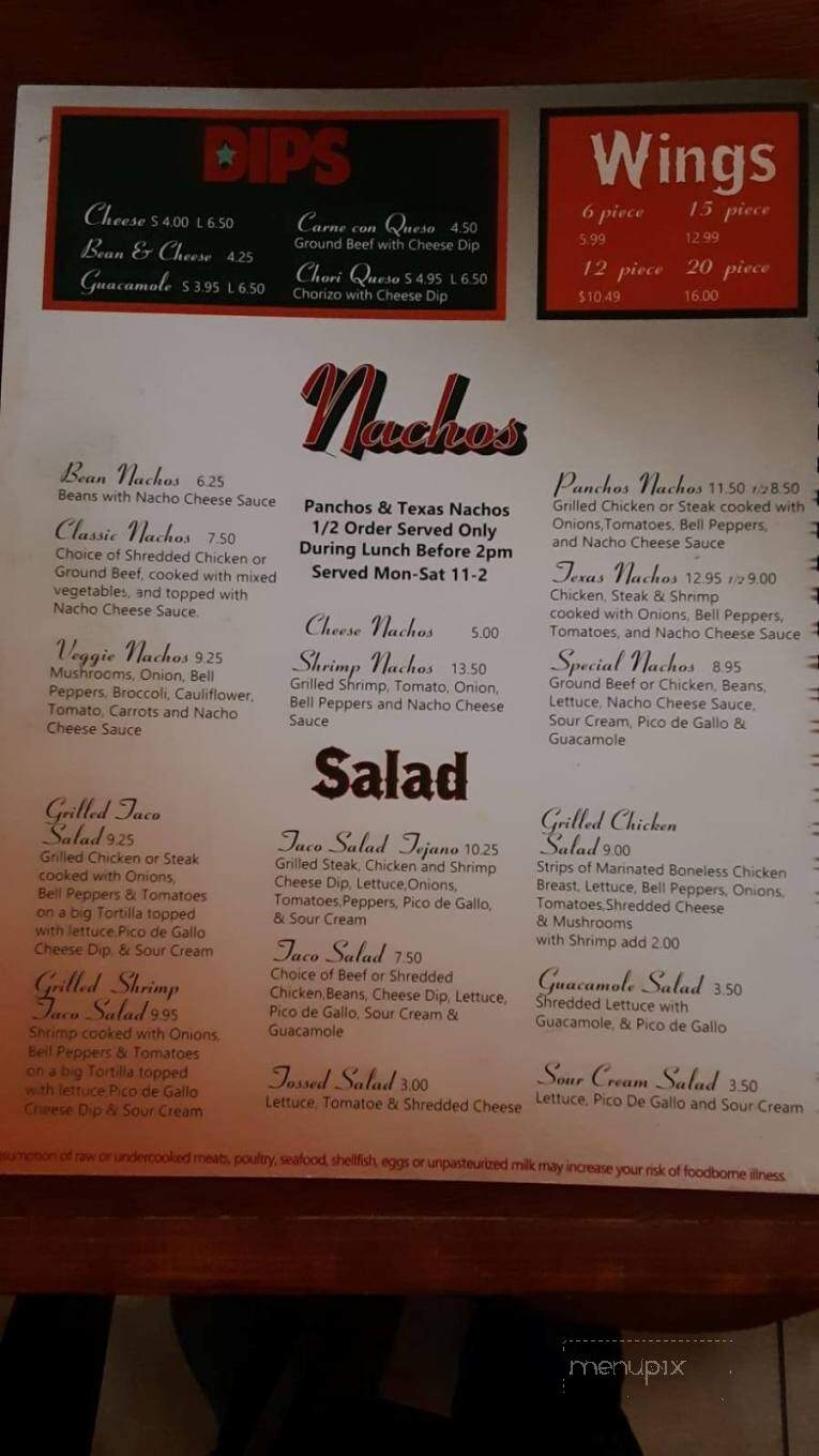 Ajua El Sabor De Mex - Hampton, SC menu_pic