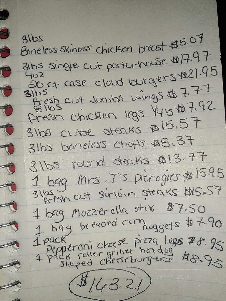 Anthracite Provision - Coal Township, PA menu_pic
