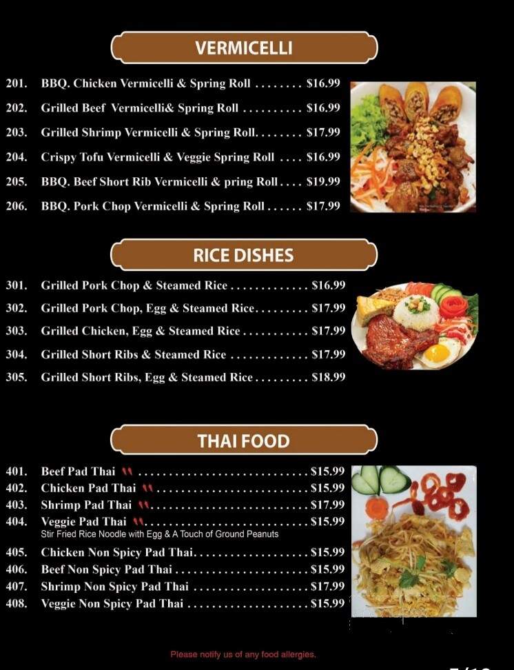Pho Simcoe - Wasaga Beach, ON menu_pic