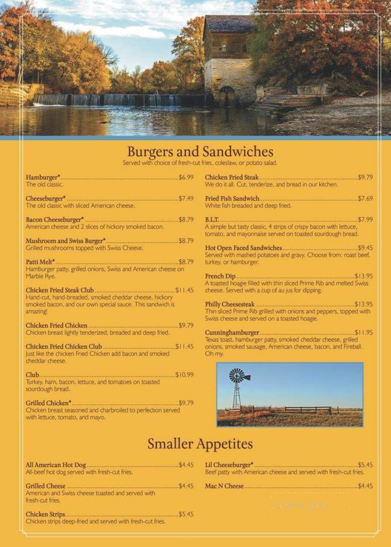Rick's Place Bar and Grill - Fredonia, KS menu_pic