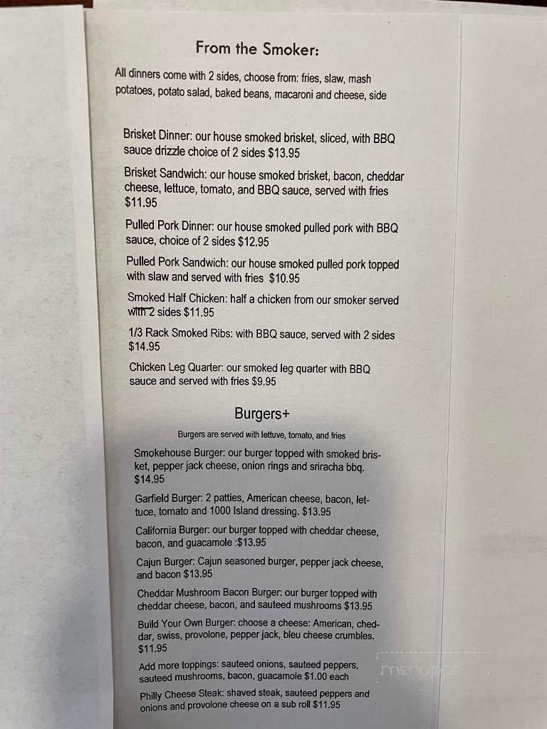 Sarky's Smokehouse - Groton, VT menu_pic