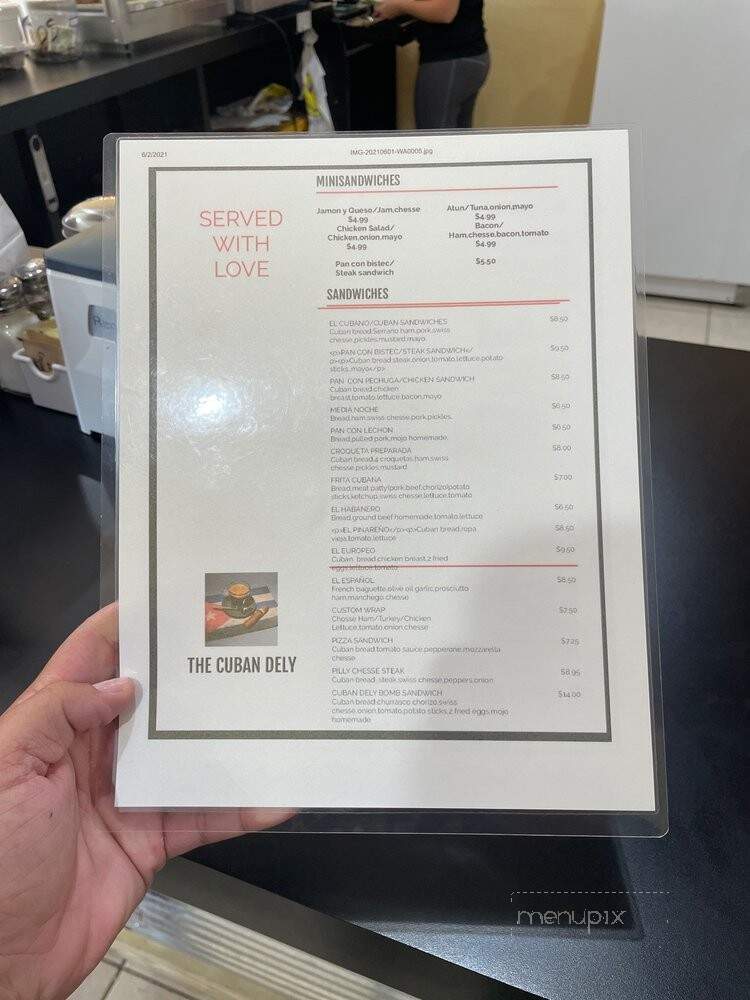The Cuban Dely - LaBelle, FL menu_pic
