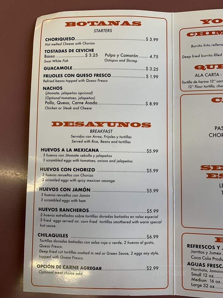 Motor City Tacos - Waterford Township, MI menu_pic