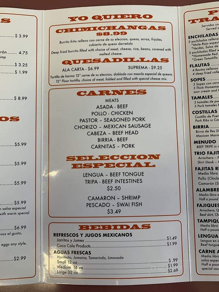 Motor City Tacos - Waterford Township, MI menu_pic