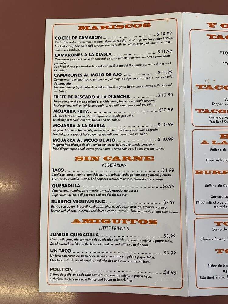 Motor City Tacos - Waterford Township, MI menu_pic