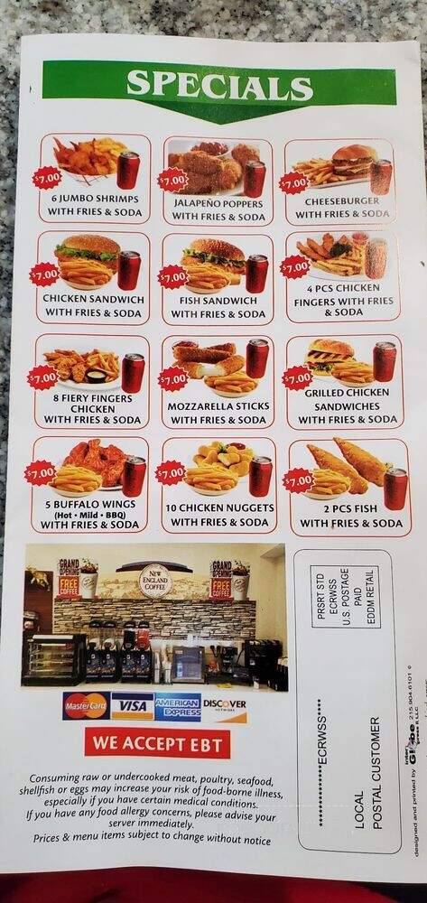 Jersey Deli - Burlington, NJ menu_pic