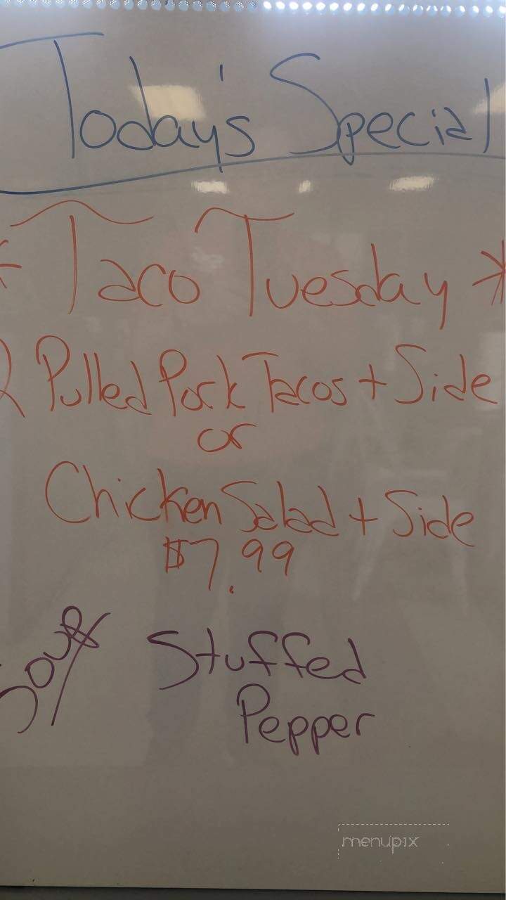 S&S BBQ and Annie's Ice Cream - Dale, IN menu_pic
