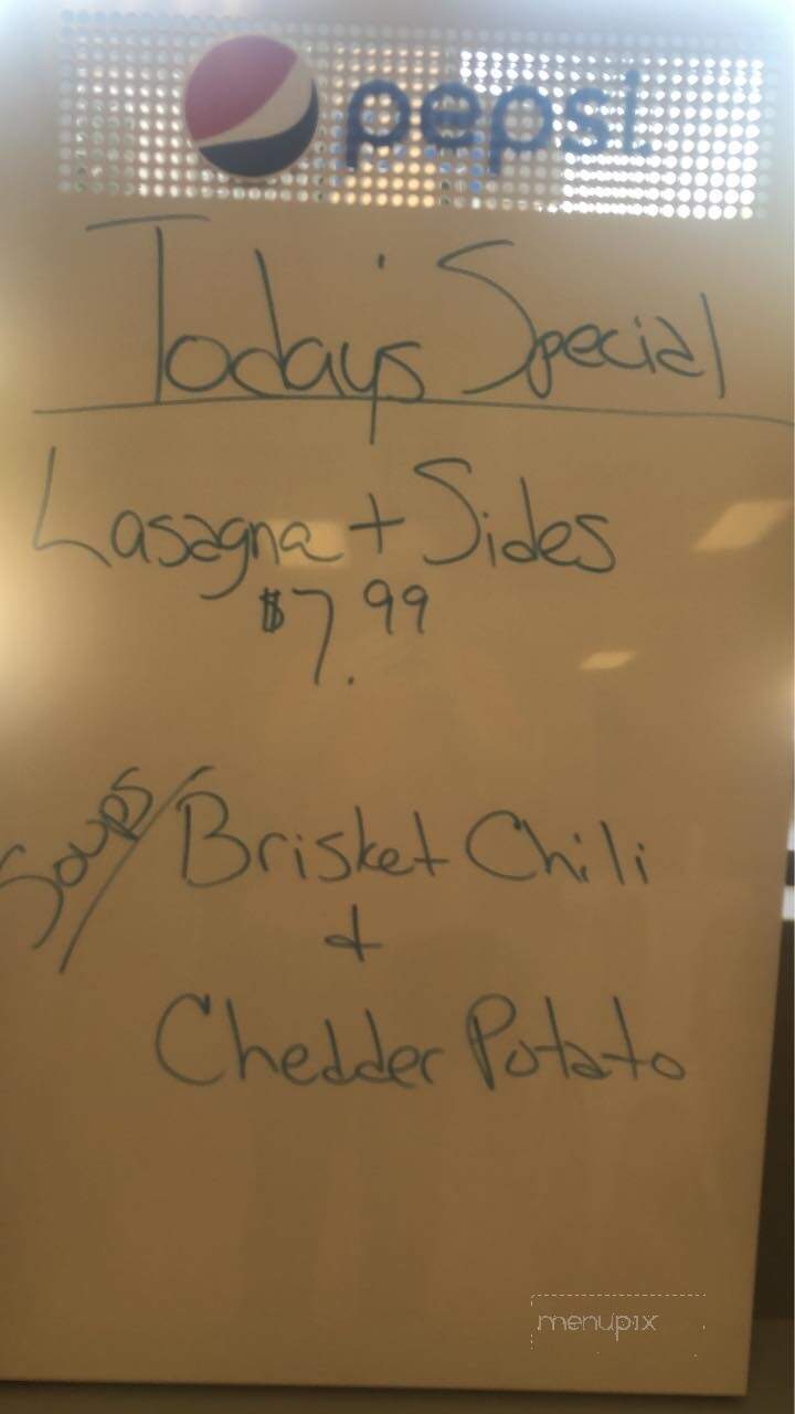 S&S BBQ and Annie's Ice Cream - Dale, IN menu_pic