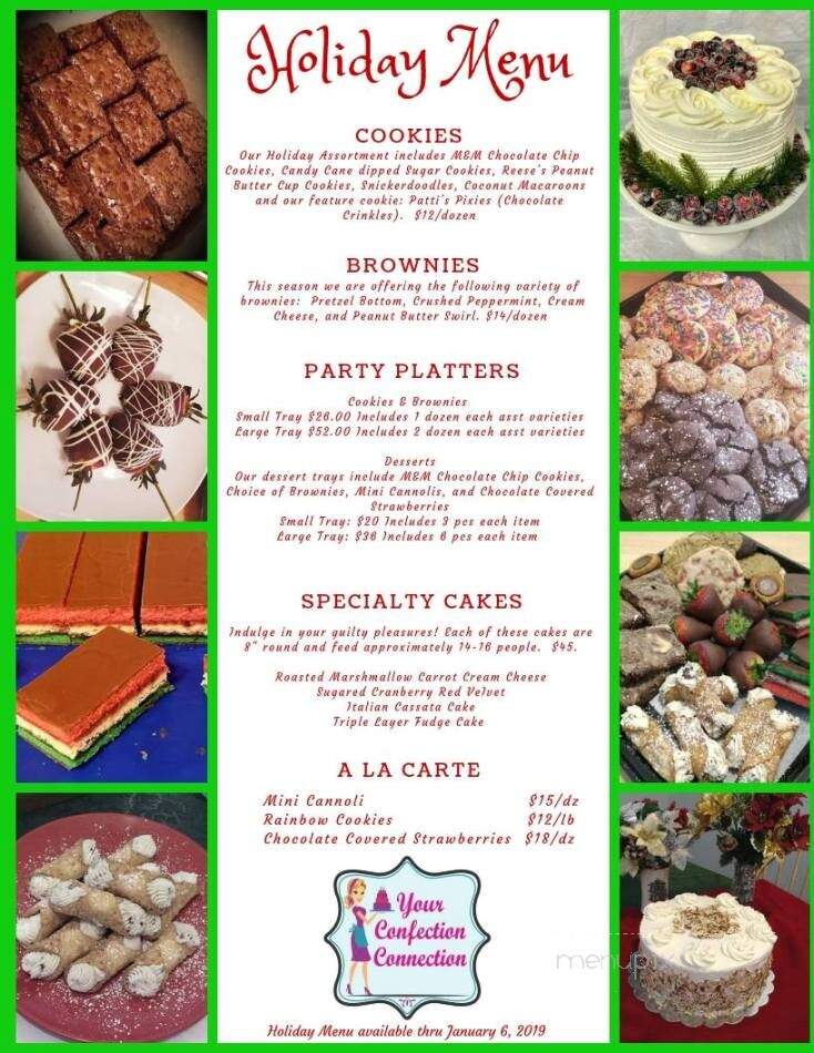 Your Confection Connection - Spring Hill, FL menu_pic