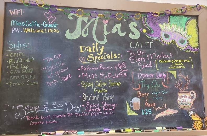 Mia's Caffe - Meridian, MS menu_pic