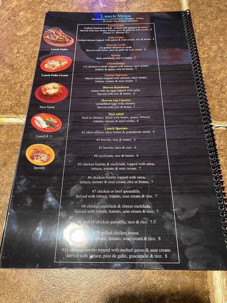 El Rio Mexican Restaurant - Oak Hill, WV menu_pic