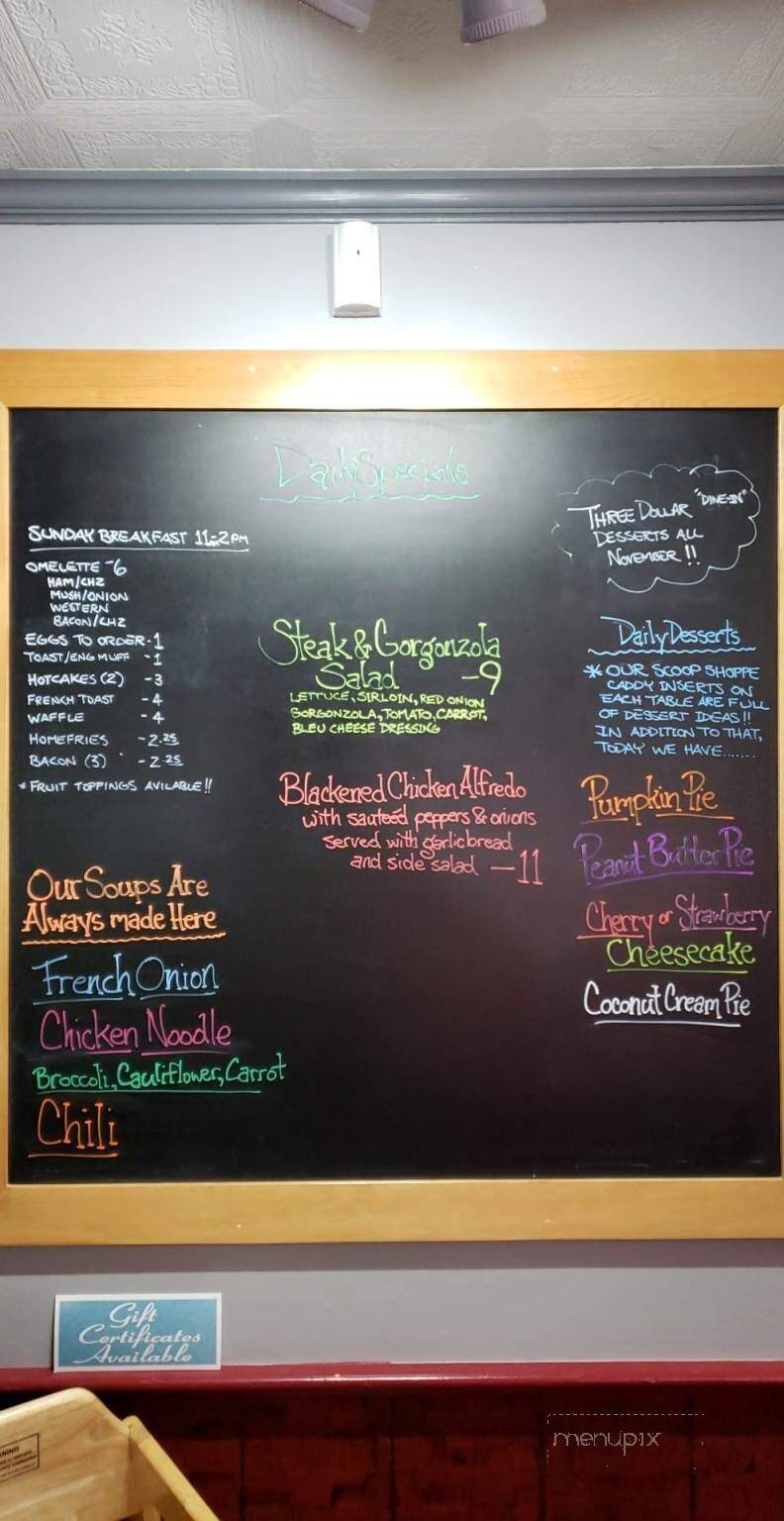 Michael's Casual Dining - Galion, OH menu_pic