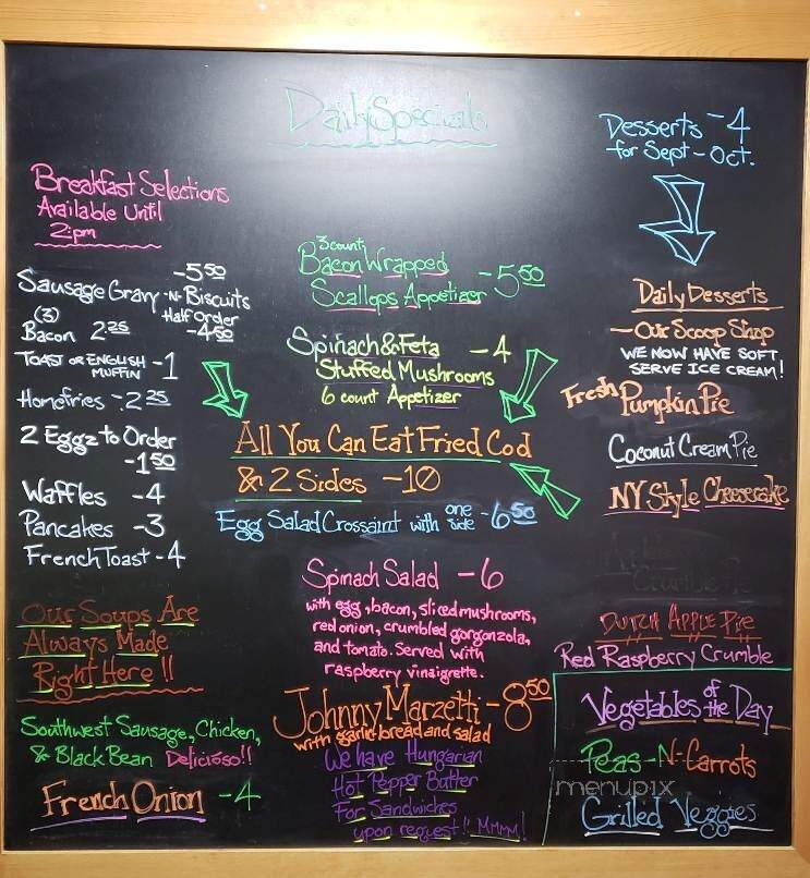 Michael's Casual Dining - Galion, OH menu_pic