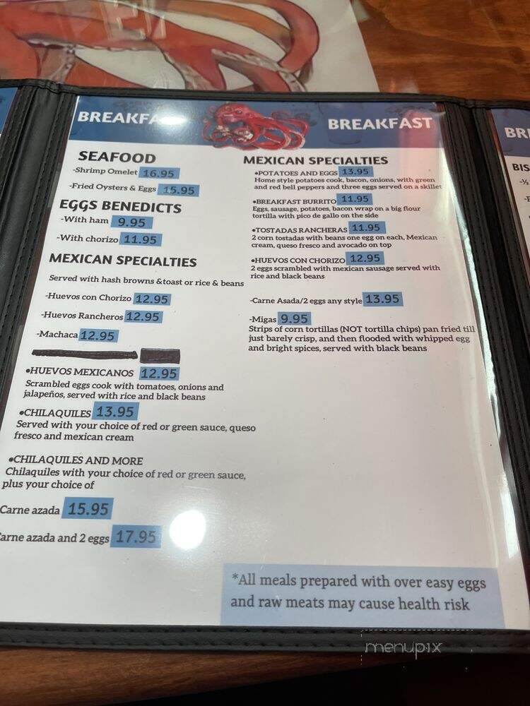 El Farito Beach Restaurant - Seaview, WA menu_pic
