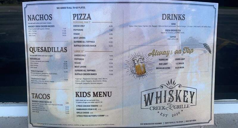 Dos Fuentes Mexican Restaurant - Fairbury, IL menu_pic