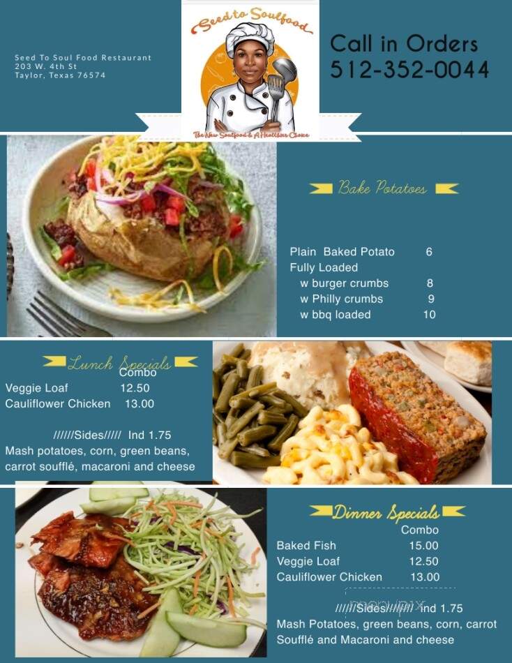 Seed To Soul Food - Taylor, TX