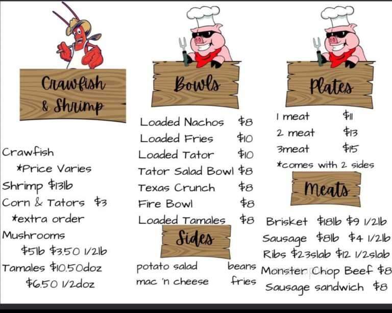 Bobo's - Gilmer, TX menu_pic