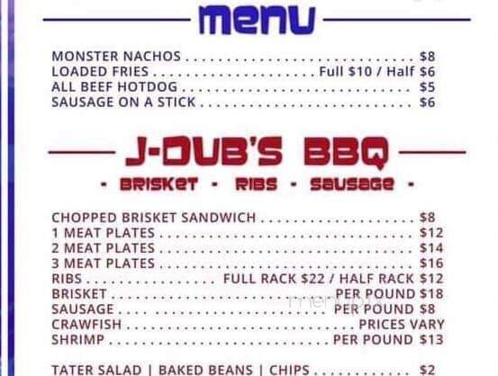 Bobo's - Gilmer, TX menu_pic