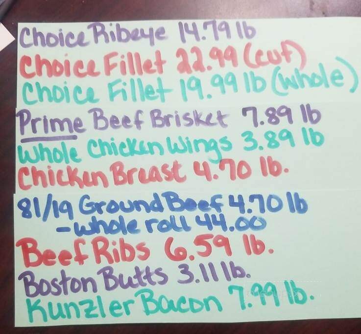 Furr's Deli - Bracey, VA menu_pic