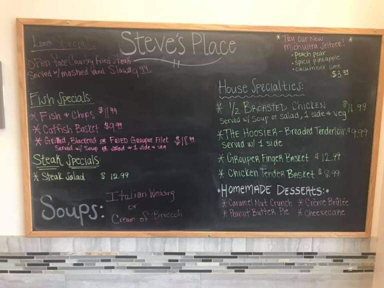 Steve's Place - North Fort Myers, FL menu_pic