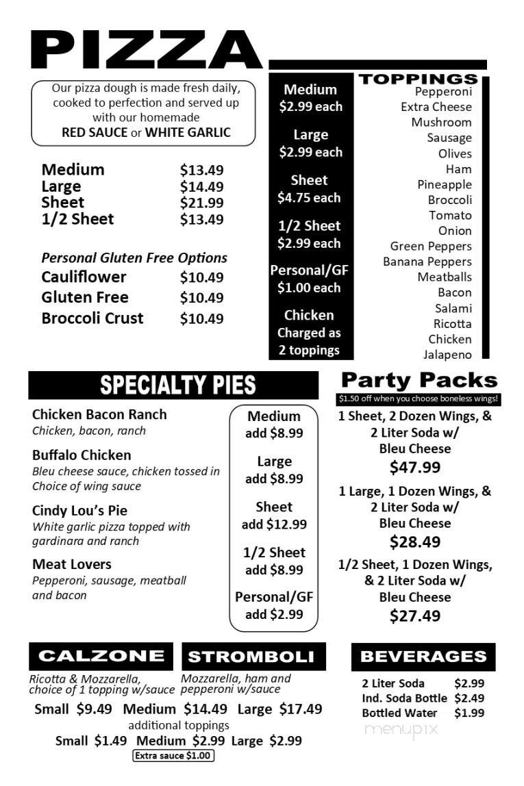 Langland's - Endicott, NY menu_pic