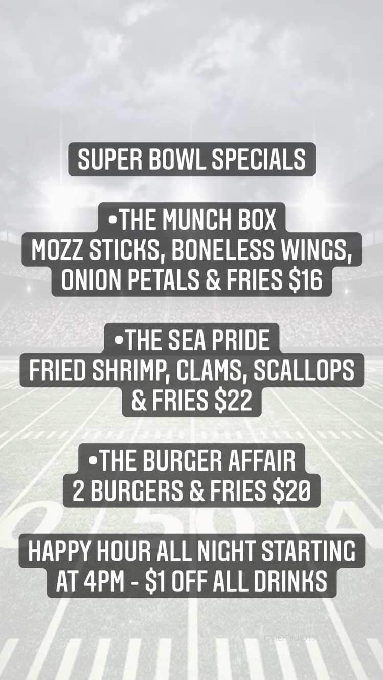 Snowed Inn - Amsterdam, NY menu_pic