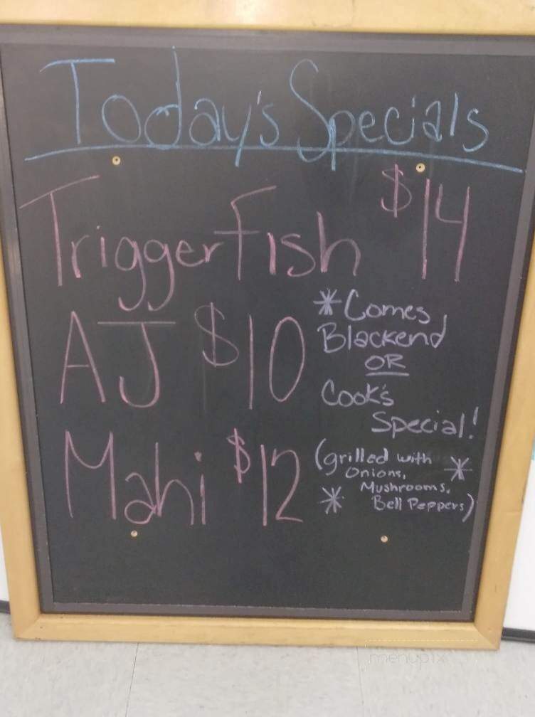 Beach Burgers - Atlantic Beach, NC menu_pic