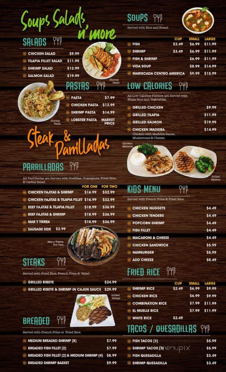 El Muelle Seafood 45 North - Houston, TX menu_pic
