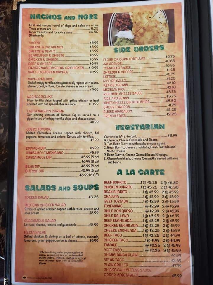 El Cancun - Dwight, IL menu_pic