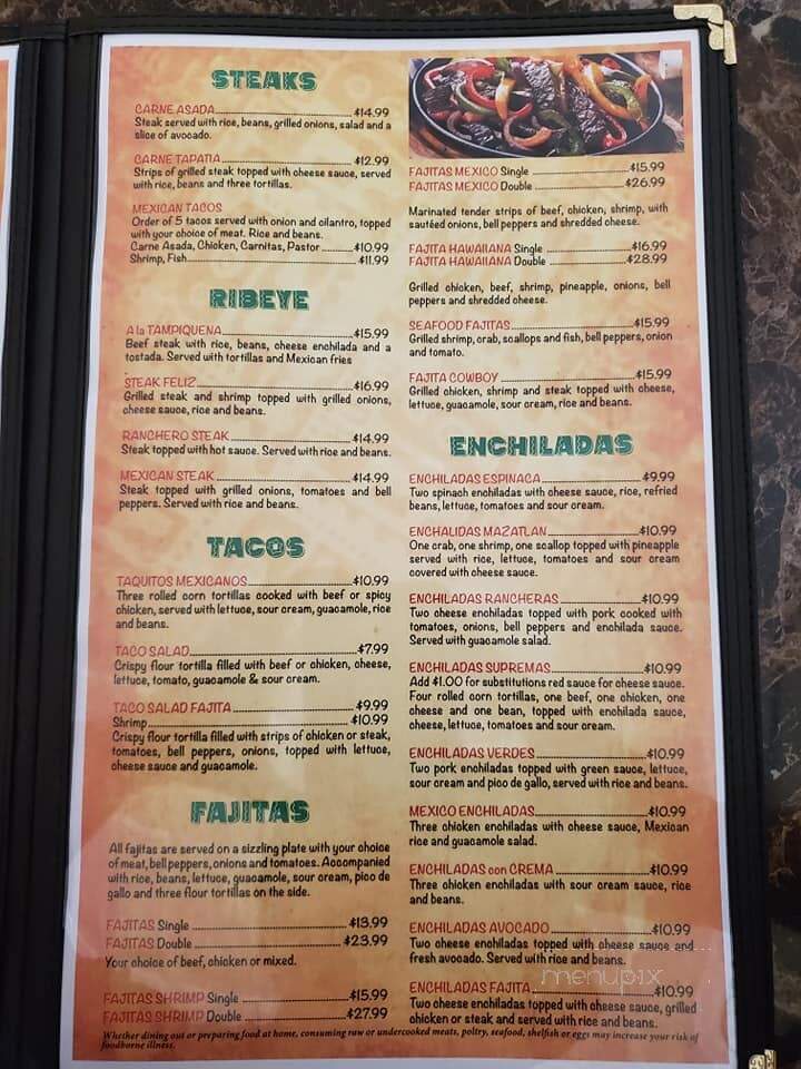 El Cancun - Dwight, IL menu_pic
