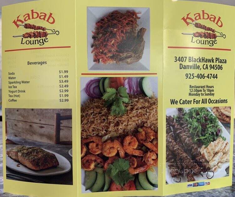 Kabab Lounge - Blackhawk, CA menu_pic
