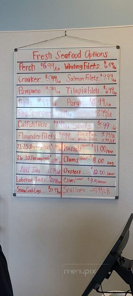 Bryant Seafood Market - Charlotte, NC menu_pic