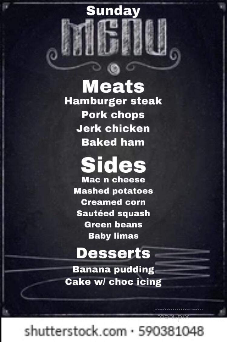 Three 1 Seven - Douglas, GA menu_pic