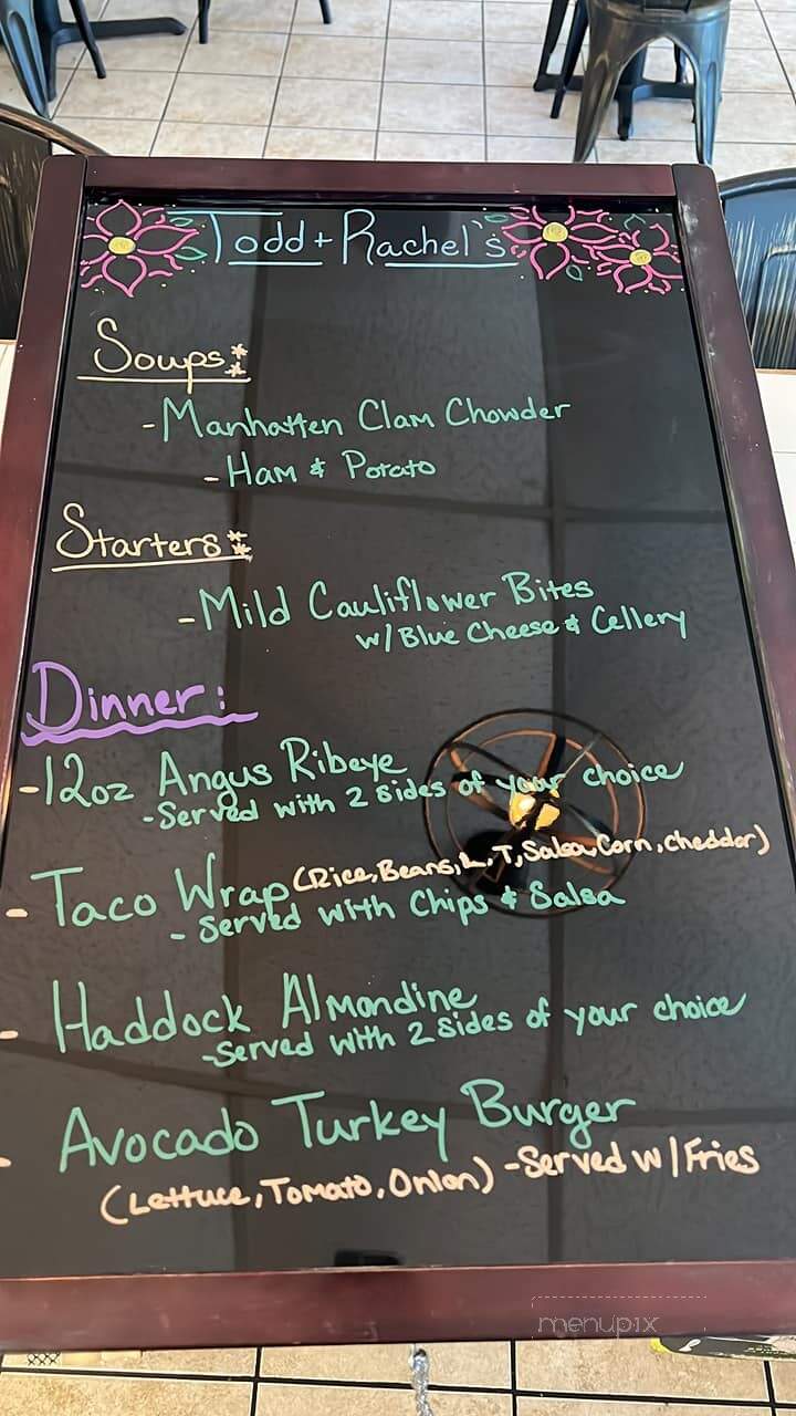 Todd + Rachel's - Tunkhannock, PA menu_pic