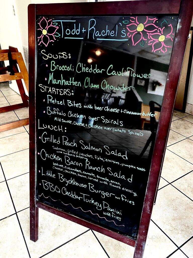 Todd + Rachel's - Tunkhannock, PA menu_pic