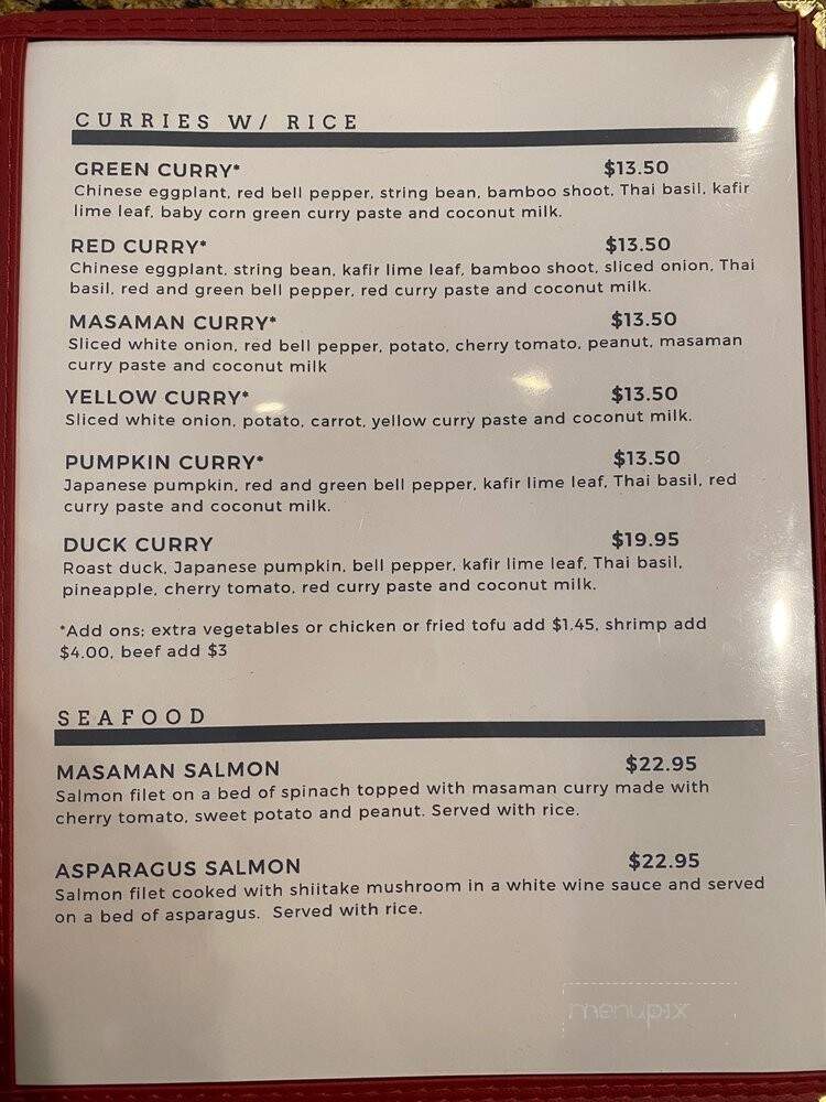 White Jasmin Thai Cuisine - Lansdale, PA menu_pic