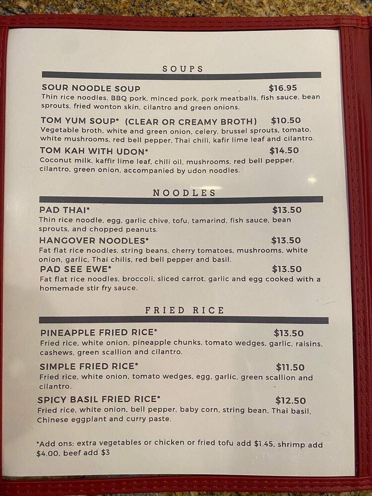 White Jasmin Thai Cuisine - Lansdale, PA menu_pic