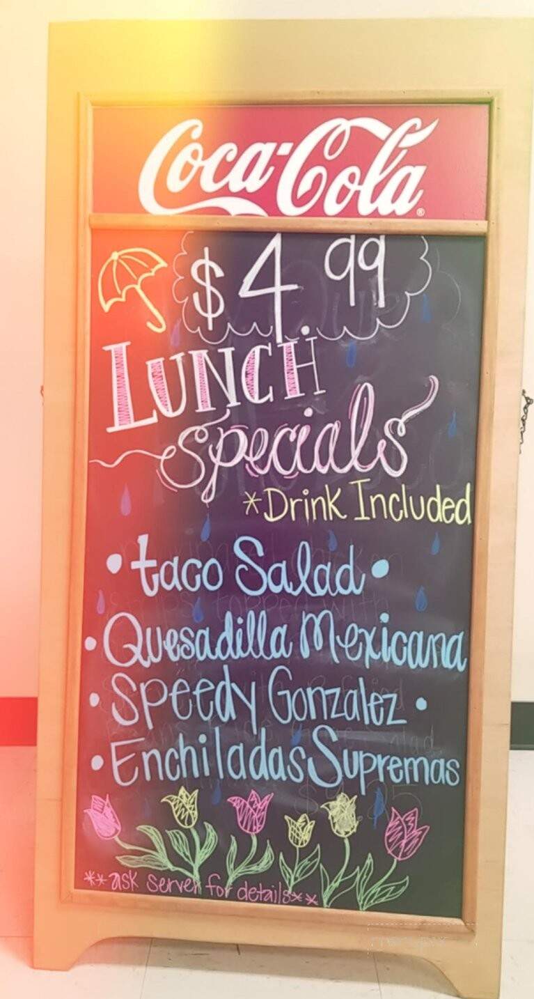 La Chona Mexican Restaurant - Geraldine, AL menu_pic