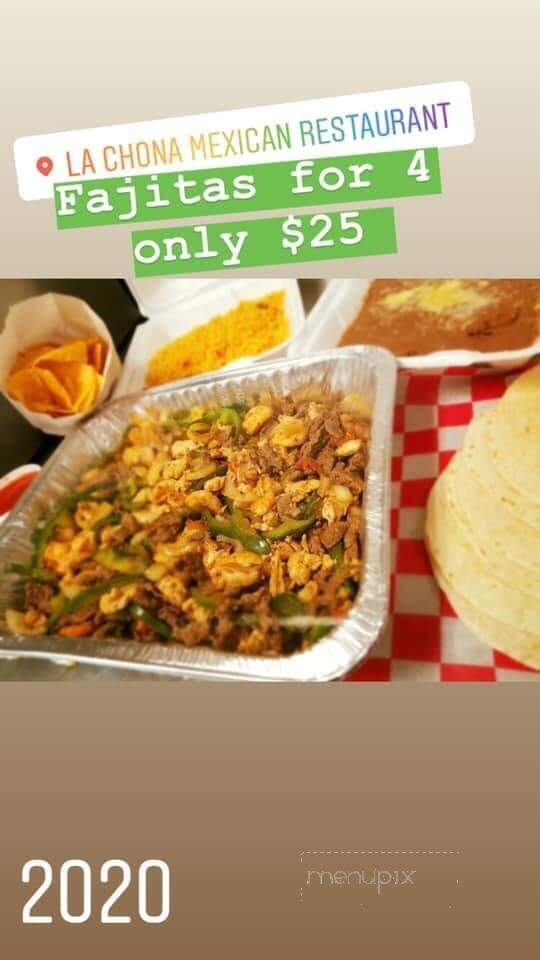 La Chona Mexican Restaurant - Geraldine, AL menu_pic